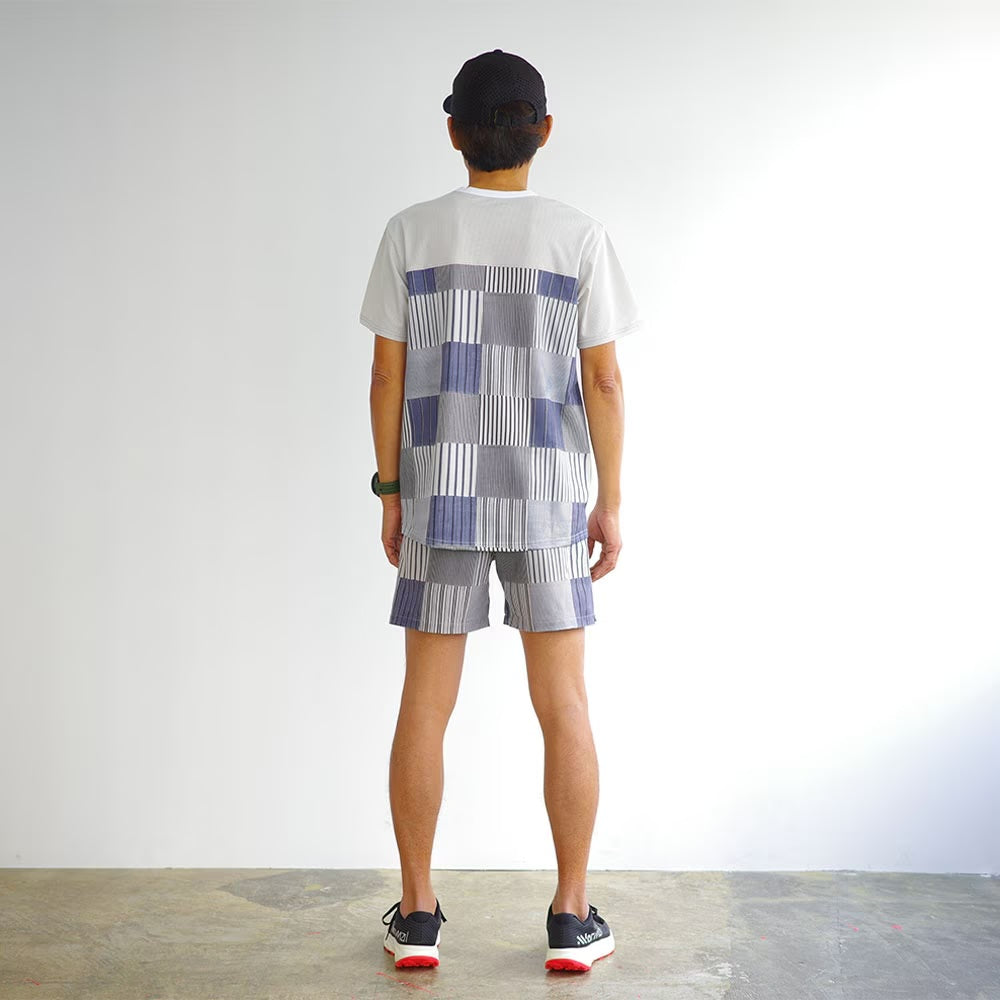 STRIPE PW T-SHIRT - BLACK -