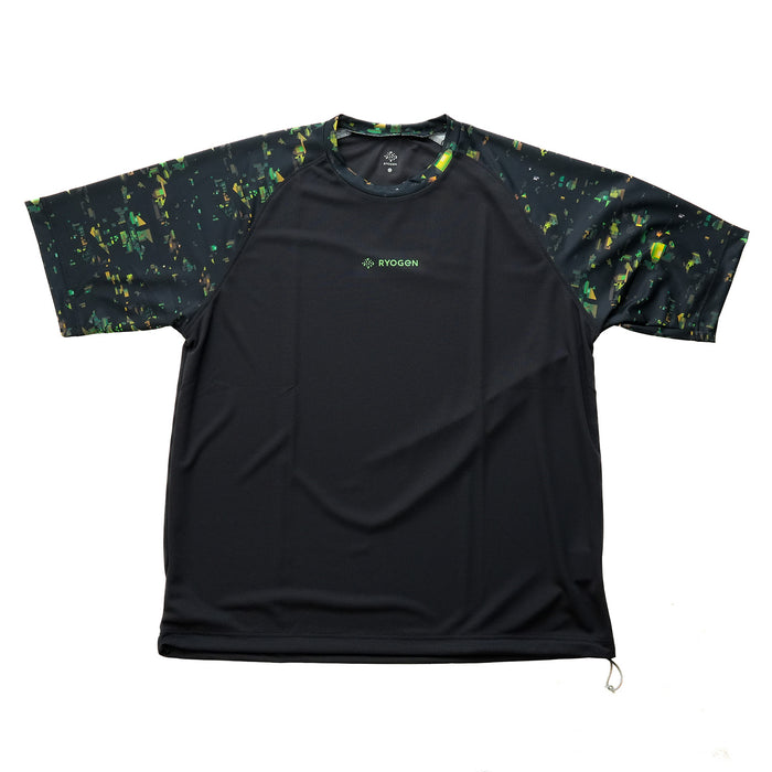 NIGHTCAMO RAGLAN H/S TEE / RGT-29　BLACK