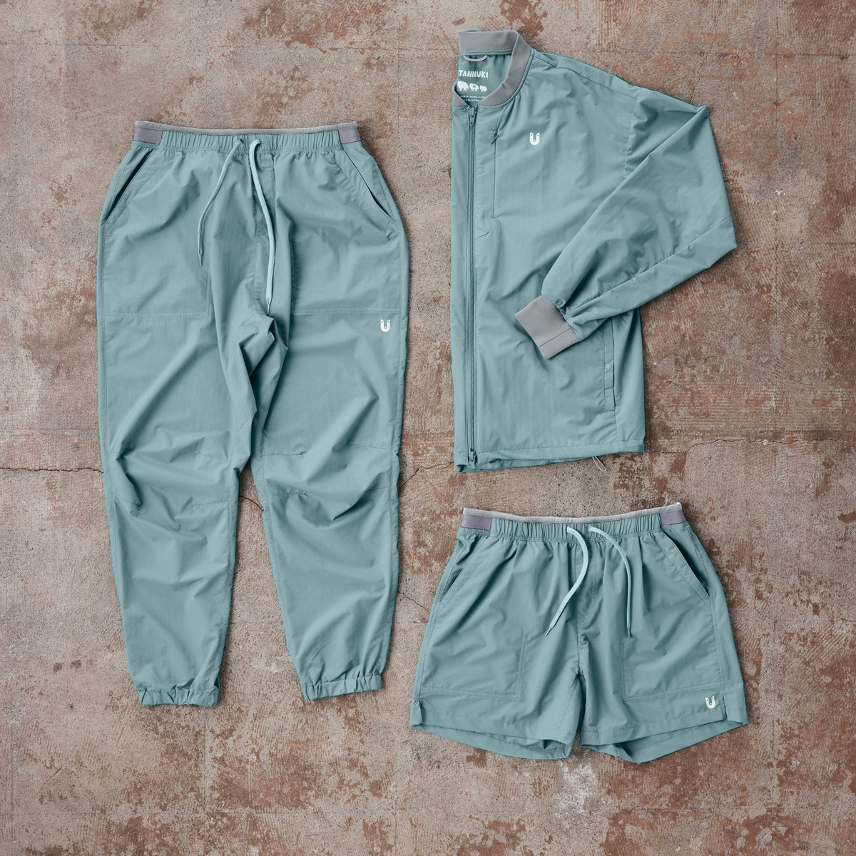 Sato Wind Blouson 2 : Color Blue Grey