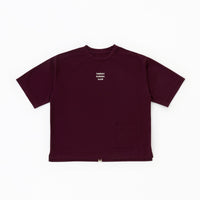 Micro Pique BigT : Color Burgundy