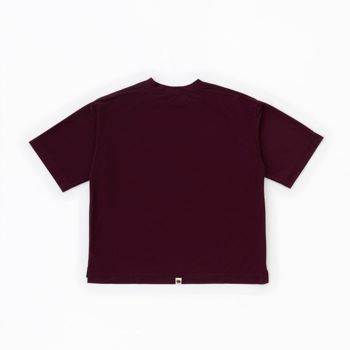 Micro Pique BigT : Color Burgundy