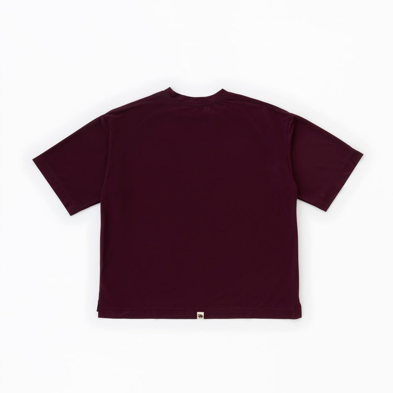 Micro Pique BigT : Color Burgundy
