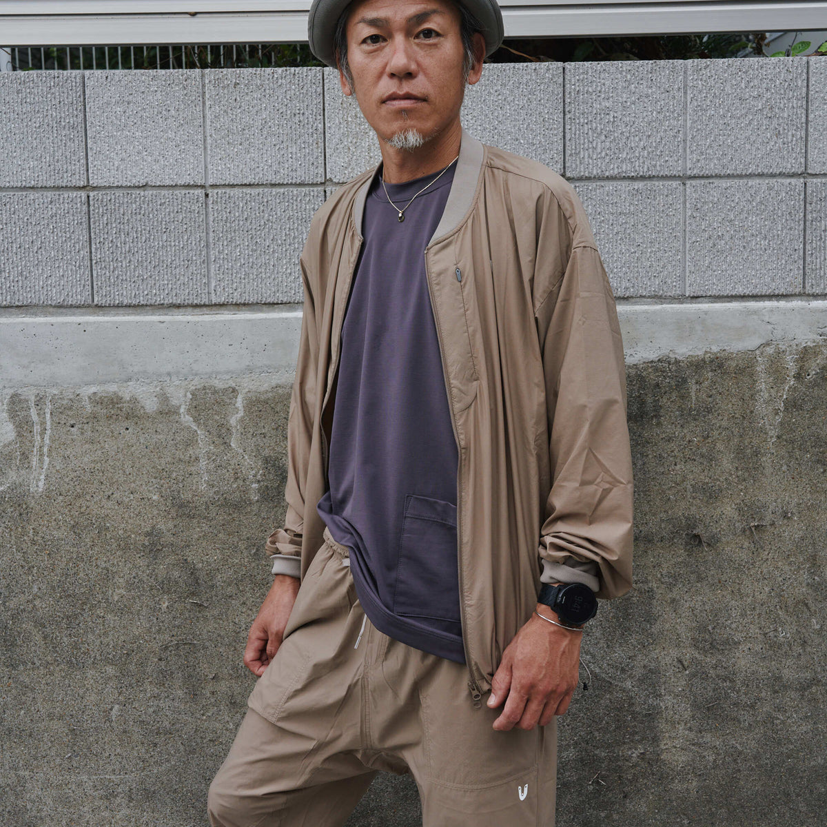 Sato Wind Blouson 2 : Color Woodsmoke