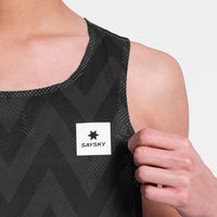 レースシングレット SM30022c1062 Zig Zag Flow Air Singlet - Blackzigzag [メンズ]