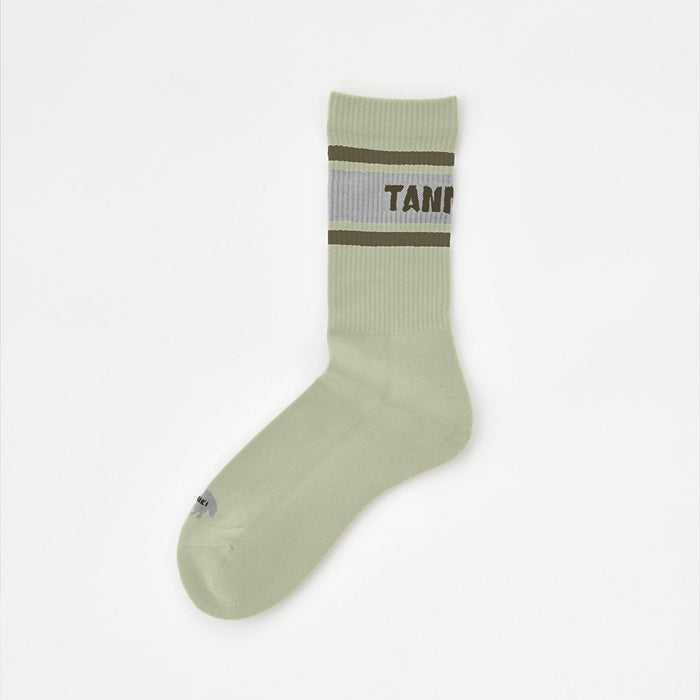 Sato Border Socks: Color Green Haze
