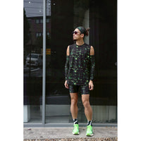 NIGHTCAMO DOCKING SHORT TIGHTS / RGP-06-5 BLACK