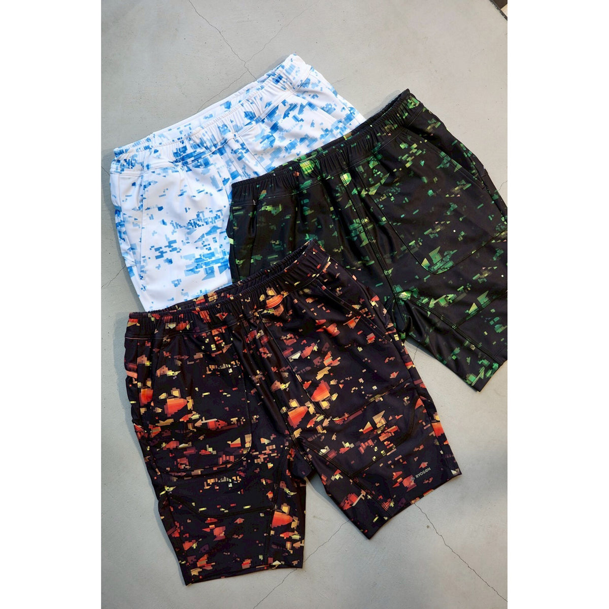 NIGHTCAMO DOCKING SHORT TIGHTS / RGP-06-5 BLACK