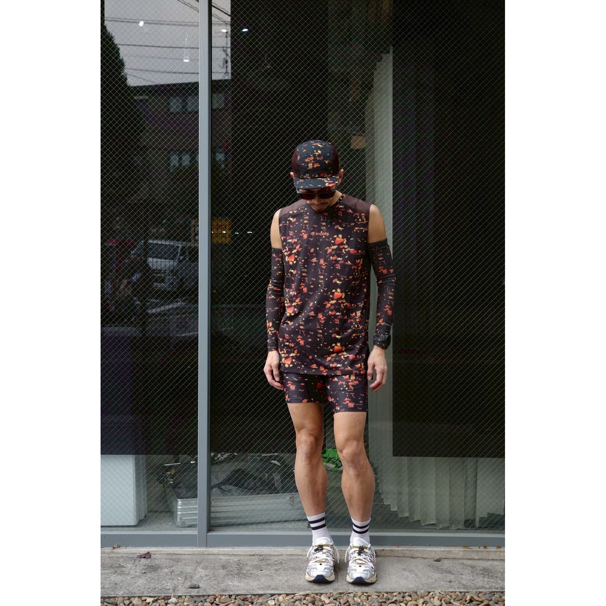 NIGHTCAMO DOCKING SHORT TIGHTS / RGP-06-5 BROWN