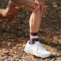 Sato Border Socks: Color Charcoal