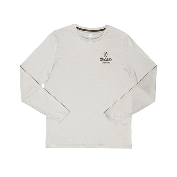 ランニングTシャツ（ロングスリーブ） SM20012c6008 Statement Pace Long Sleeve - Grey [メンズ]