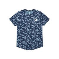 ランニングTシャツ SM25012c1065 Flower Combat T-shirt - Blueflower [メンズ]