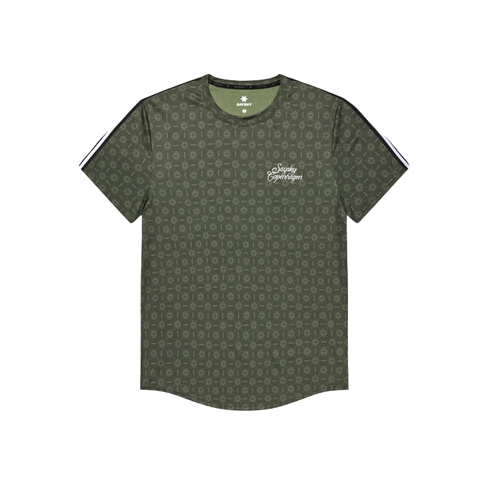 ランニングTシャツ SM25032c1079 Couture Combat T-shirt - Green Aop [メンズ]