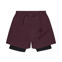 ランニングショーツ SM40002c512 Pace 2-in-1 Shorts 5`` - Burgundy [メンズ]