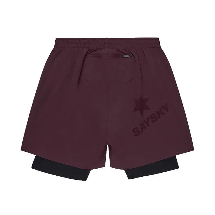ランニングショーツ SM40002c512 Pace 2-in-1 Shorts 5`` - Burgundy [メンズ]