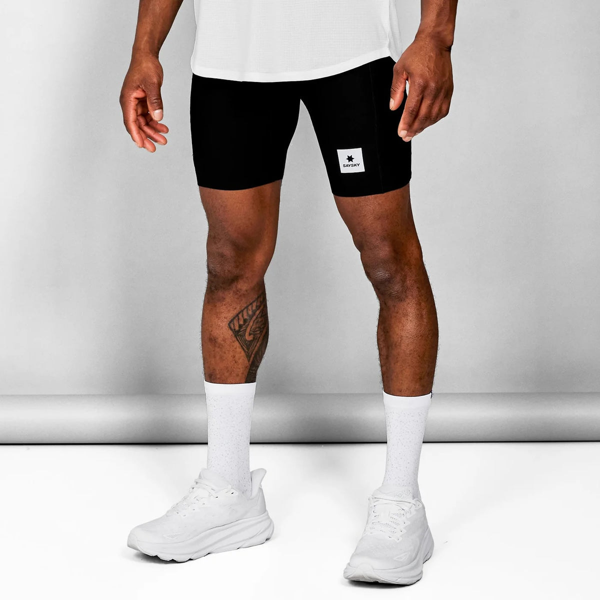 ランニングタイツ SM55004c901 Flow+ Race Short Tights 7inch - Black [メンズ]