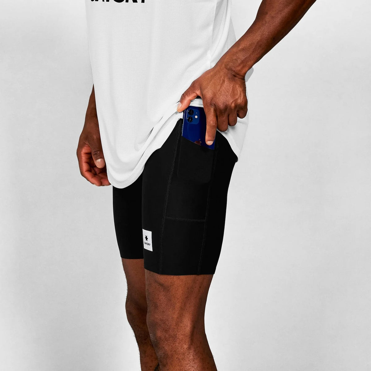 ランニングタイツ SM55004c901 Flow+ Race Short Tights 7inch - Black [メンズ]