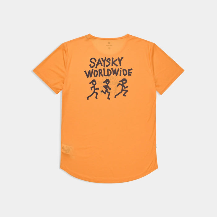 ランニングTシャツ SM25027c419 Statement Flow T-shirt - Orange [メンズ]