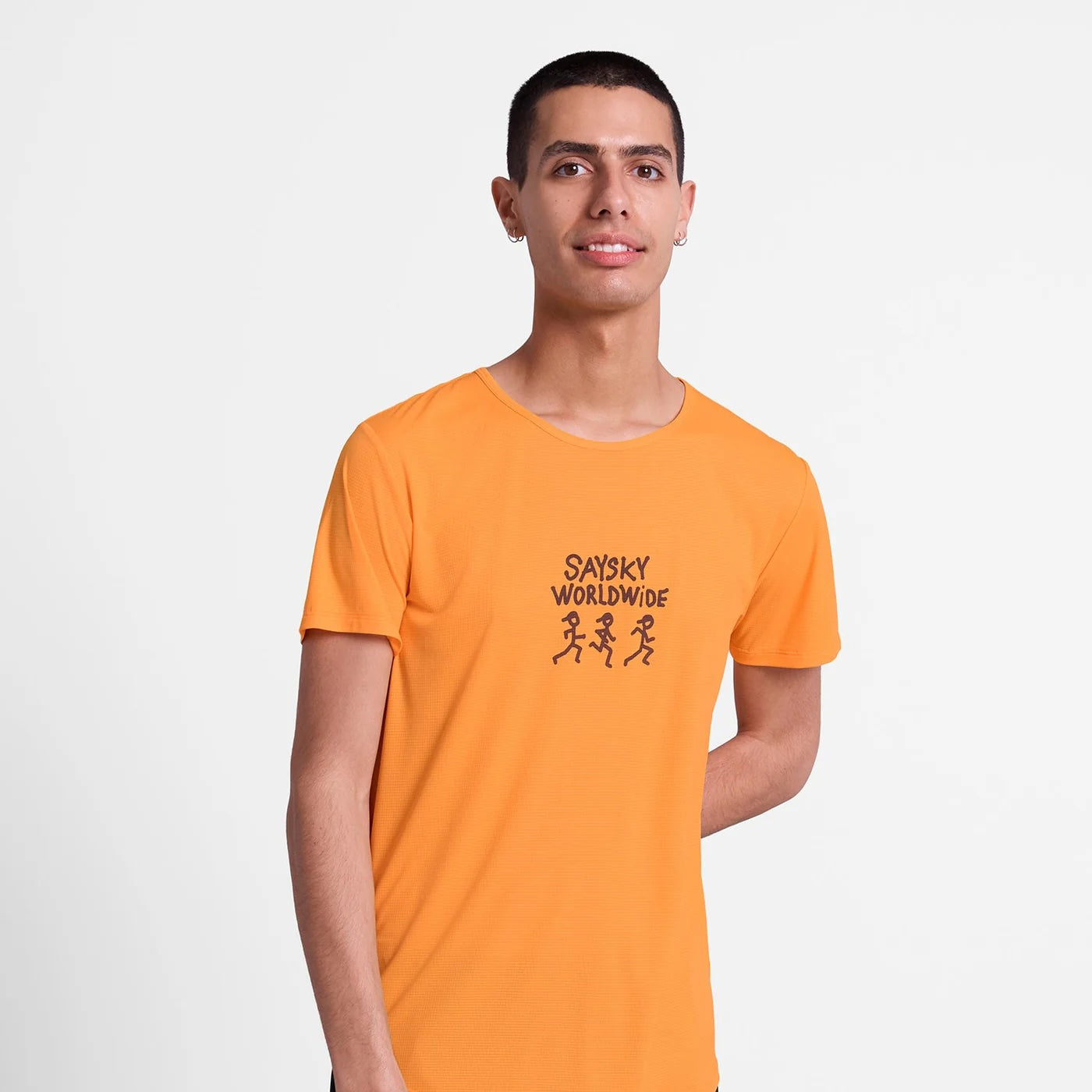 ランニングTシャツ SM25027c419 Statement Flow T-shirt - Orange