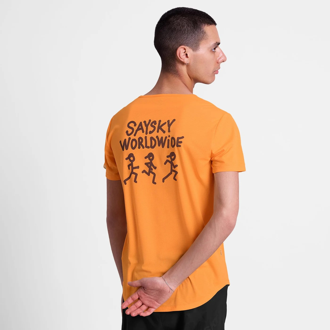 ランニングTシャツ SM25027c419 Statement Flow T-shirt - Orange