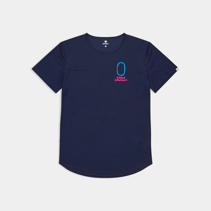 ランニングTシャツ SM25027c201 Statement Flow T-shirt - Blue [メンズ]