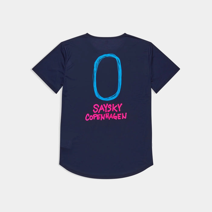 ランニングTシャツ SM25027c201 Statement Flow T-shirt - Blue [メンズ]