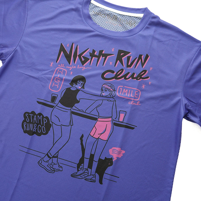 STAMP WIDE TEE (NIGHT RUN CLUB)
