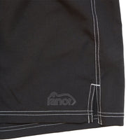 STITCH WORK MIDDLE SHORTS - BLACK -