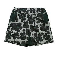 FLOWER MIDDLE SHORTS - BEIGE -