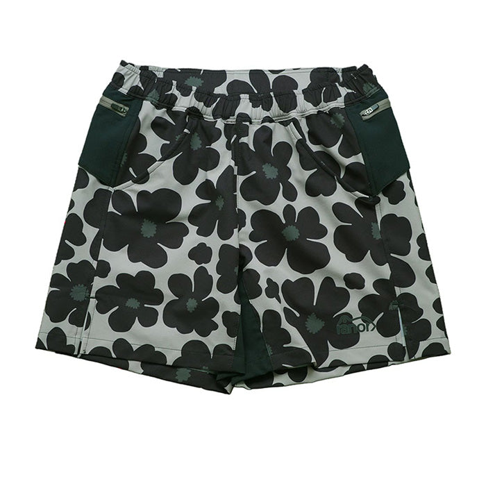 FLOWER MIDDLE SHORTS - BEIGE -