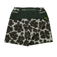 FLOWER MIDDLE SHORTS - BEIGE -