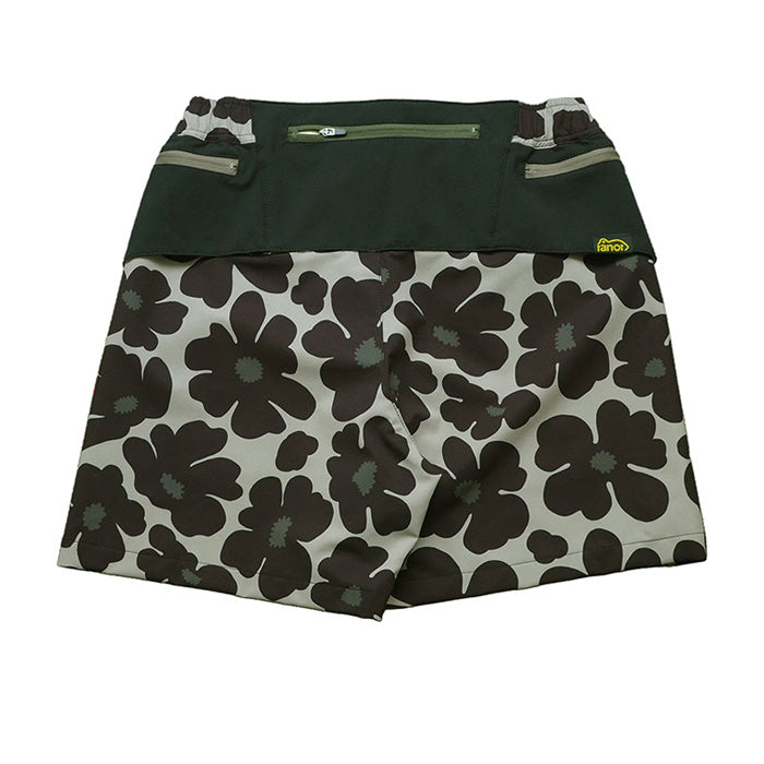 FLOWER MIDDLE SHORTS - BEIGE -