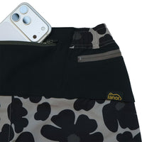 FLOWER MIDDLE SHORTS - BEIGE -