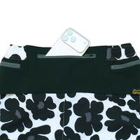 FLOWER MIDDLE SHORTS - WHITE -