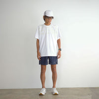 STITCH WORK MIDDLE SHORTS - NAVY -