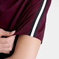 ランニングTシャツ SW25018c1078 W Couture Combat T-shirt - Burgundy Aop [レディーズ]
