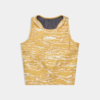 クロップトップ SW30008c1064 W Tiger Combat Crop Top - Yellowcamo [レディーズ]