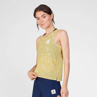 レースシングレット SW30012c1067 W Flower Flow Air Singlet - Yellowflower [レディーズ]