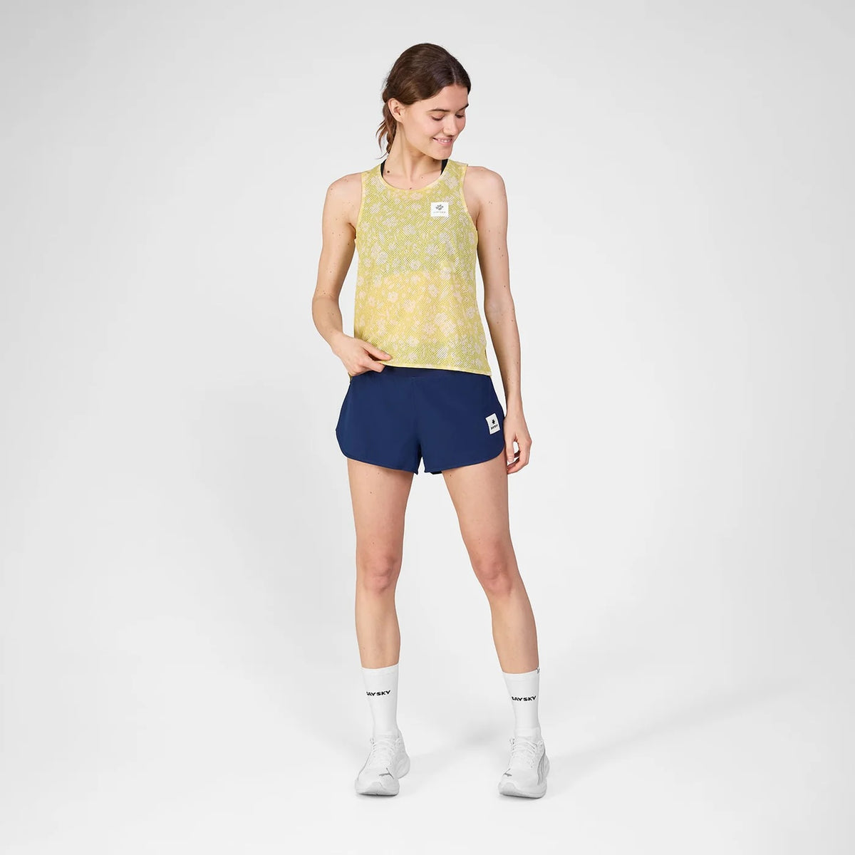 レースシングレット SW30012c1067 W Flower Flow Air Singlet - Yellowflower [レディーズ]