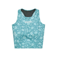 クロップトップ SW30017c1066 W Flower Combat Crop Top - Lightblueflower [レディーズ]