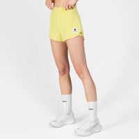 ランニングショーツ SW40007c418 W Flower Pace Shorts 3inch - Yellow [レディーズ]
