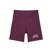 ショートタイツ SW55013c1078 W Couture Combat+ Short Tights 7inch - Burgundy Aop [レディーズ]