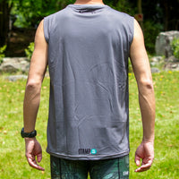 STAMP GRAPHIC TANK (ESCAPE THE GRID ON THE TRAILS)