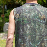 STAMP GRAPHIC TANK (BLACK / REAL TREE CAMO)