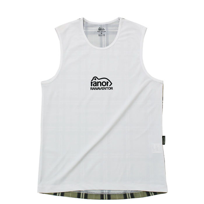 TARTAN CHECK NOSLEEVE  BEIGE