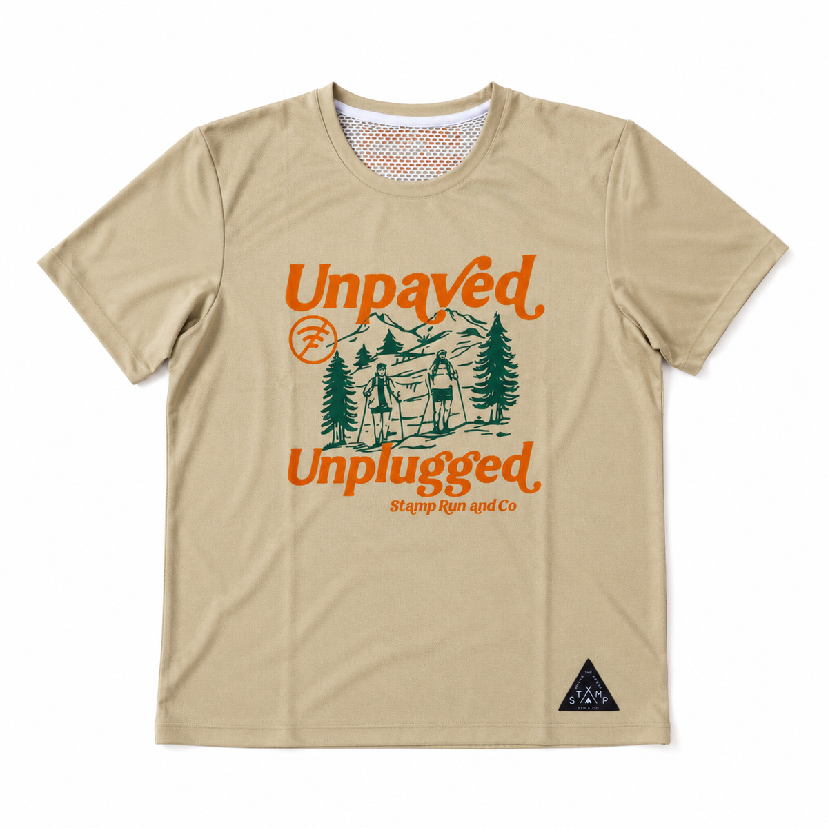 STAMP GRAPHIC RUN TEE (Unpaved,Unplugged)