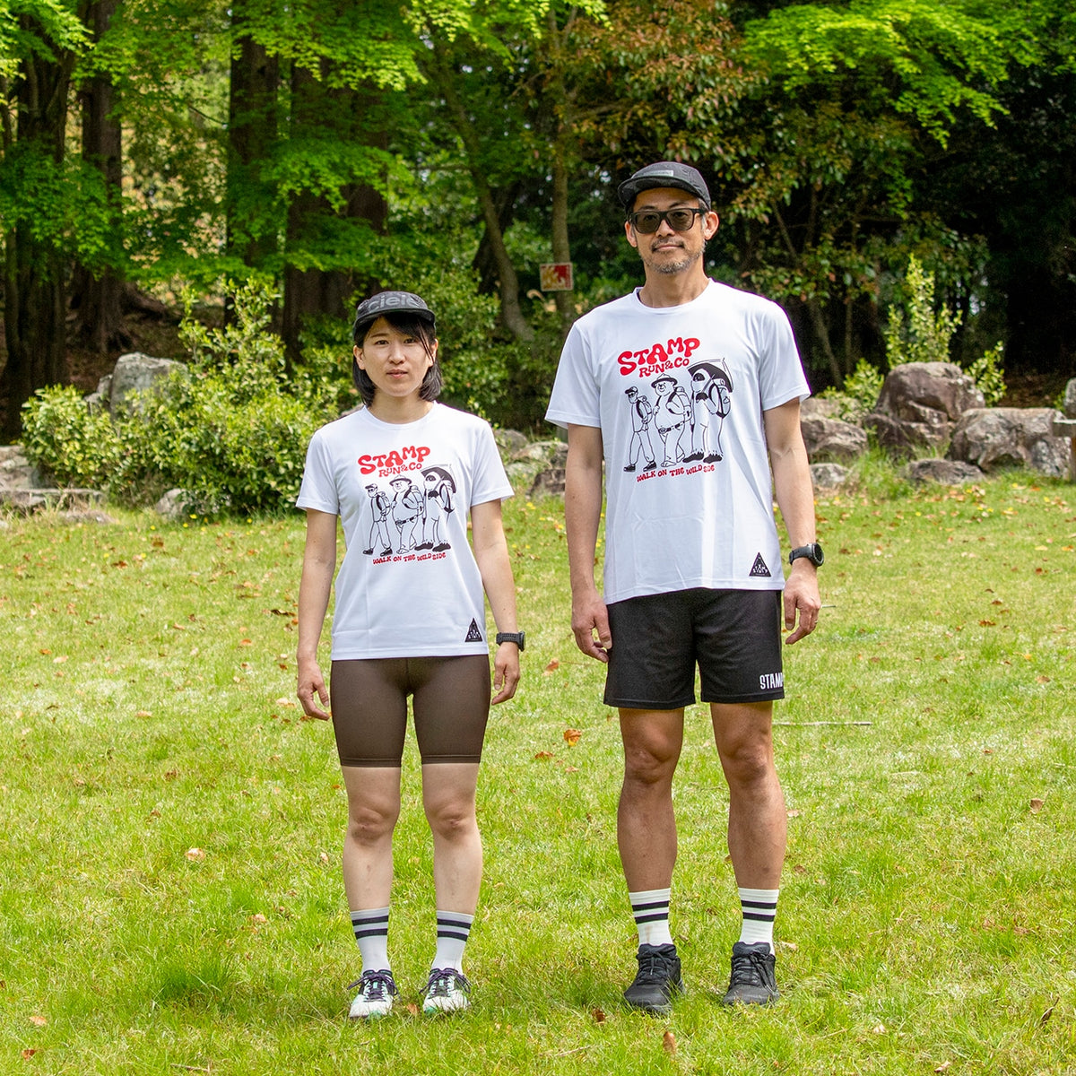 STAMP GRAPHIC RUN TEE (WALK ON THE WILD SIDE)