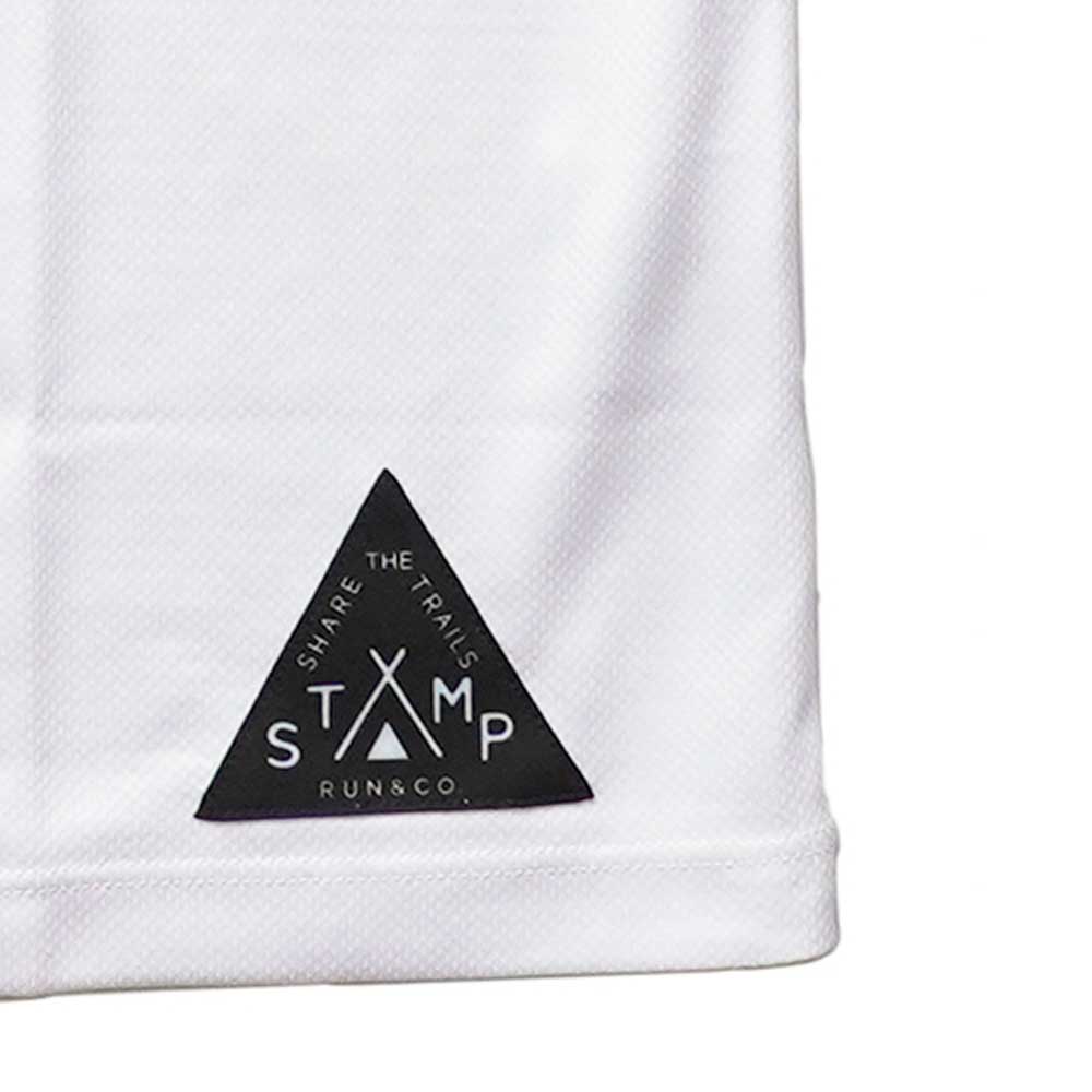 STAMP GRAPHIC RUN TEE (TWO CATS -WHITE-)