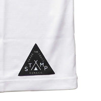 STAMP GRAPHIC RUN TEE (TWO CATS -WHITE-)