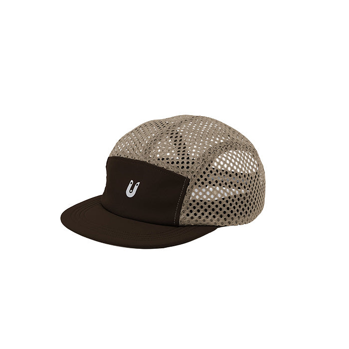 Sato Synthetic Mesh Cap 2 : Color Brown / Khaki