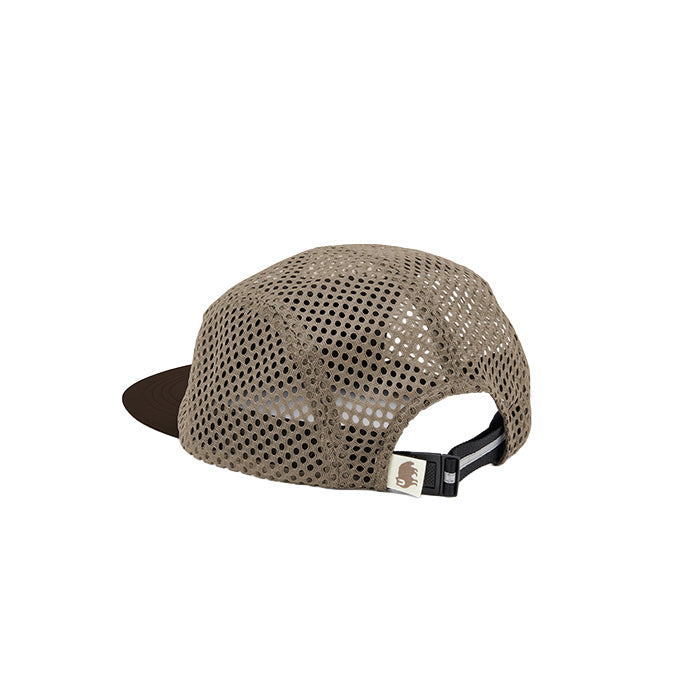 Sato Synthetic Mesh Cap 2 : Color Brown / Khaki